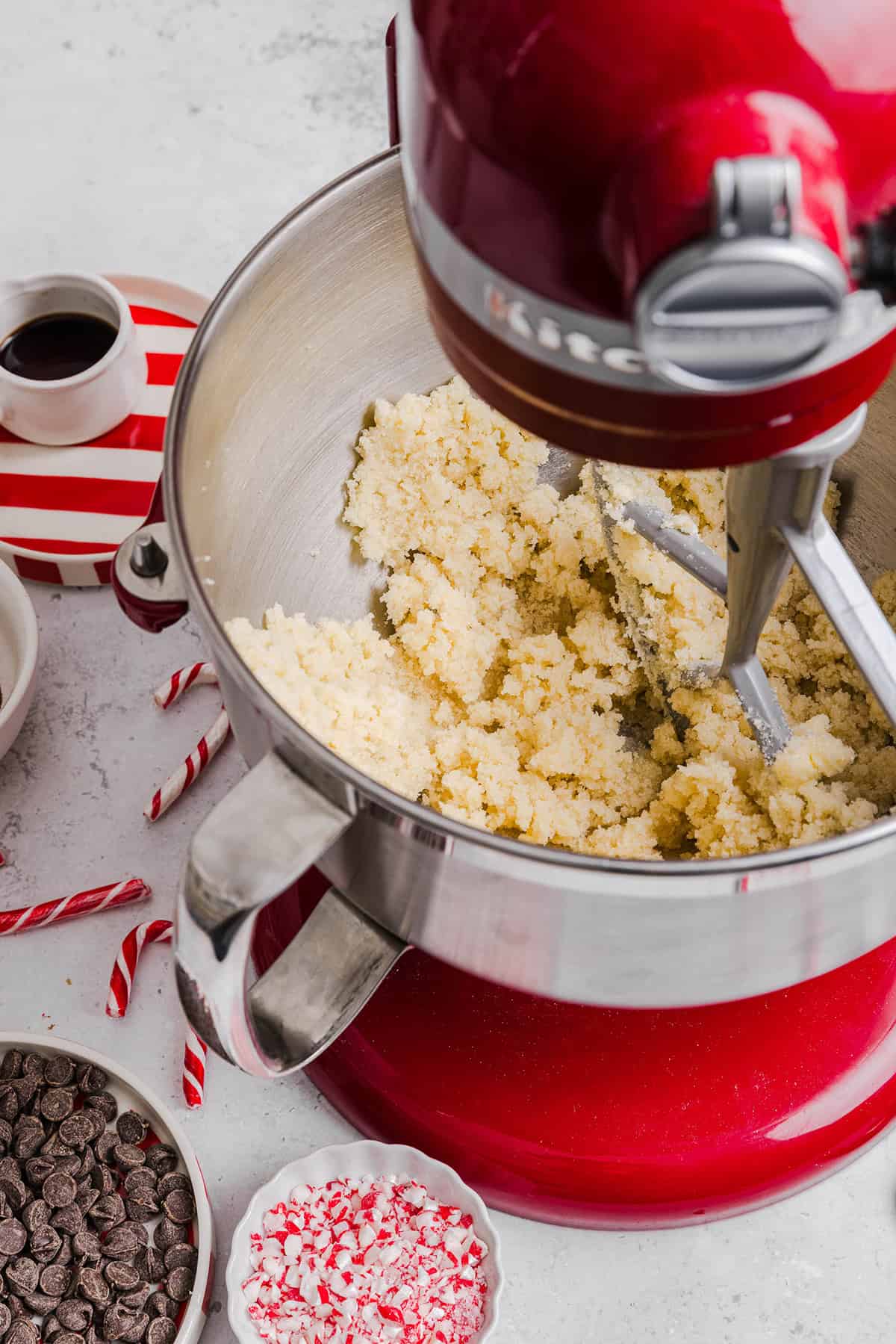 These chewy Chocolate Peppermint Cookies are rich and fudgy with a festive candy cane crunch that are so easy to make! The perfect holiday cookie made healthier with less butter, whole wheat flour and zero refined sugar.