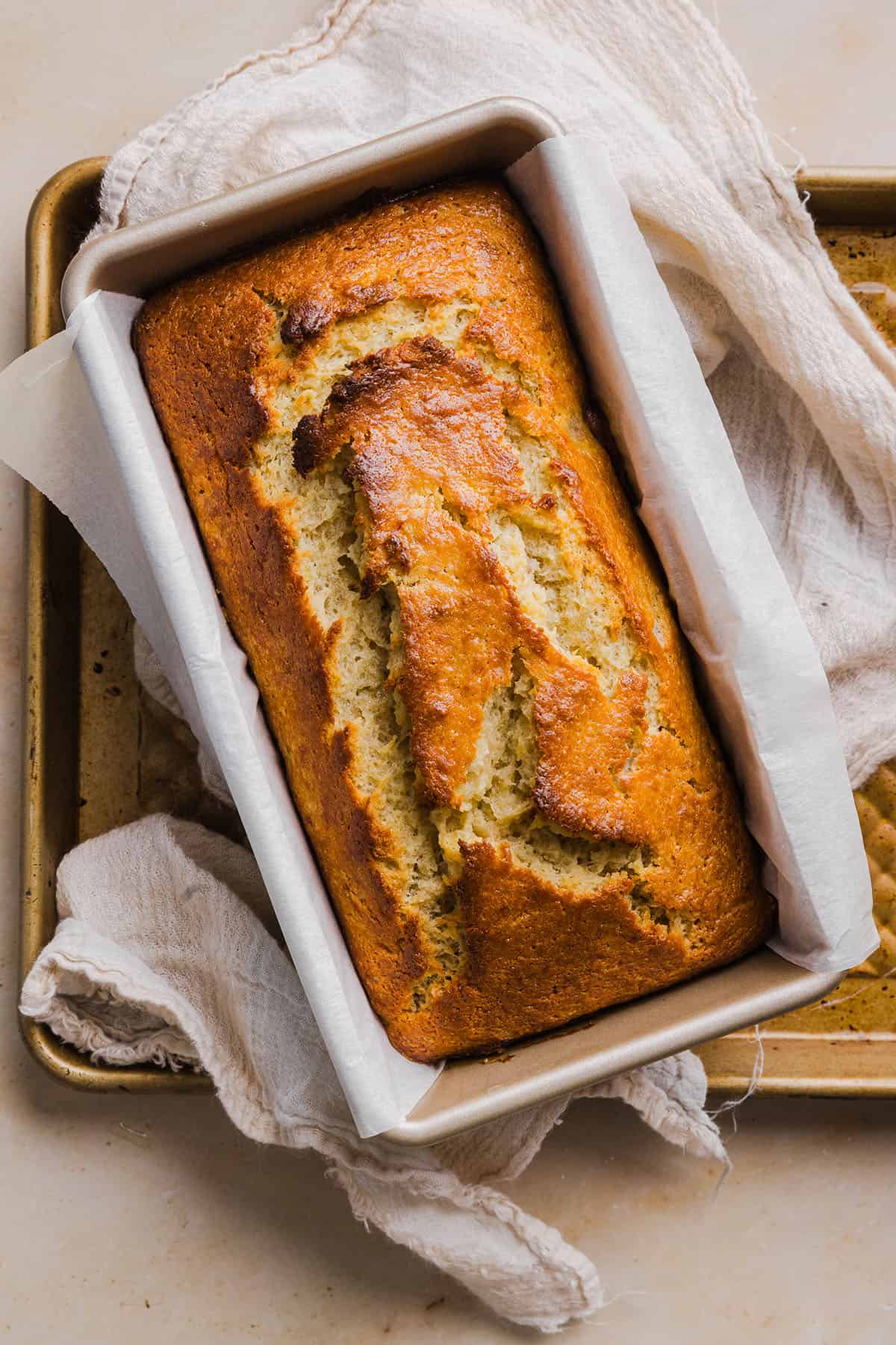 This is hands down the BEST Banana Bread recipe passed down from my Grandma! Moist, lightly sweet, and packed with rich banana flavor that works for breakfast, a delicious snack or dessert.